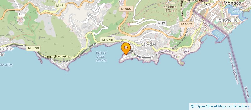 localisation de l'entreprise SCI BLANCHE à CAP D'AIL