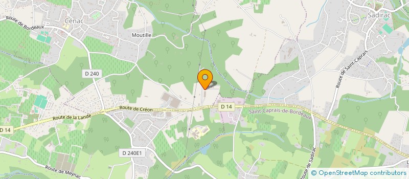 localisation de l'entreprise SCI BLANCHE  CENAC