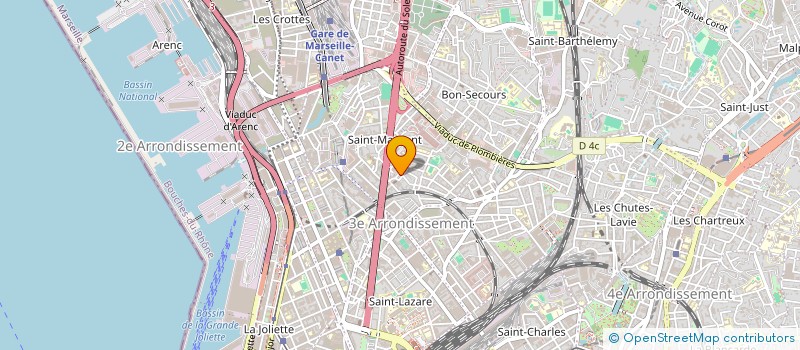 localisation de l'entreprise SCI BLANCHE à MARSEILLE