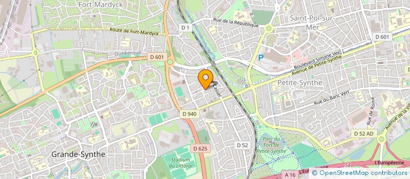 localisation de l'entreprise SCI BLANCHE à DUNKERQUE