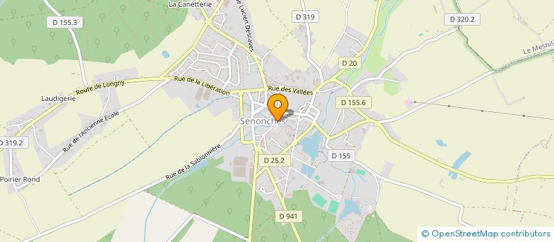 localisation de l'entreprise SCI BLANCHE à SENONCHES