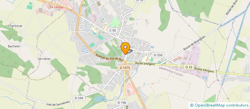 localisation de l'entreprise SCI BLANCHE  MORESTEL