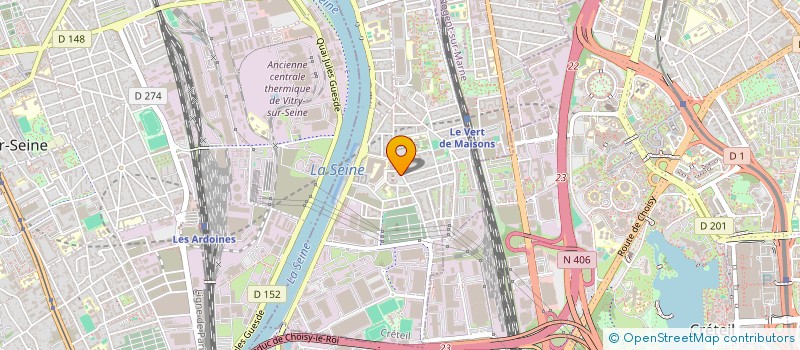 localisation de l'entreprise SCI BLANCHE à ALFORTVILLE