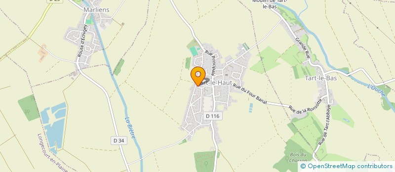 localisation de l'entreprise SCI BLANCHE  TART