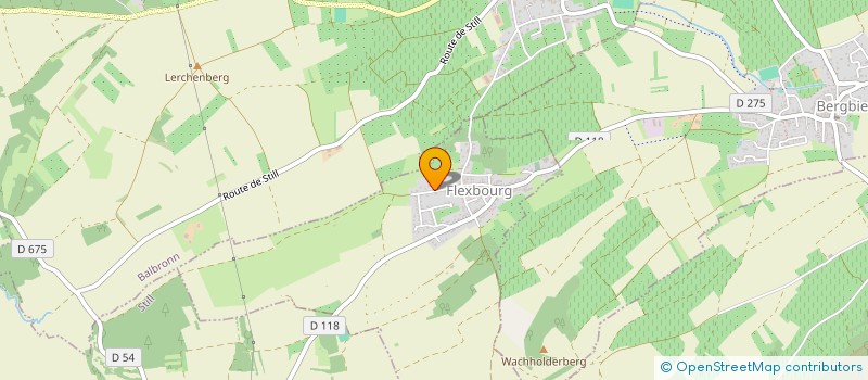 localisation de l'entreprise SCI BLANCHE FONTAINE  FLEXBOURG