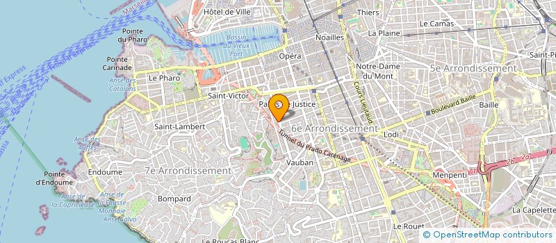 localisation de l'entreprise SCI BLANCHE MAZELLIER à MARSEILLE