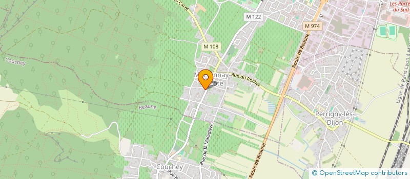 localisation de l'entreprise SCI BLANCHE NEIGE à MARSANNAY-LA-COTE