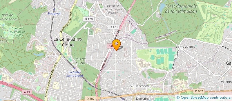localisation de l'entreprise SCI BLANCHE NEIGE à VAUCRESSON