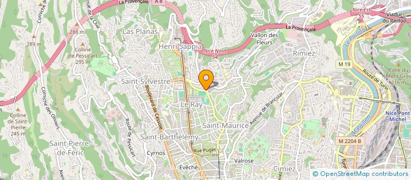 localisation de l'entreprise SCI BLANCHE NEIGE à NICE