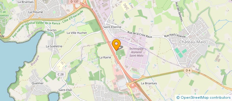 localisation de l'entreprise SCI BLANCHE ROCHE  SAINT-JOUAN-DES-GUERETS