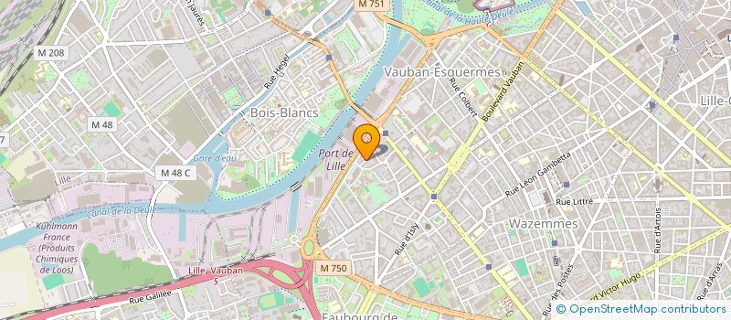 localisation de l'entreprise SCI BLANCHEMAILLE II à LILLE