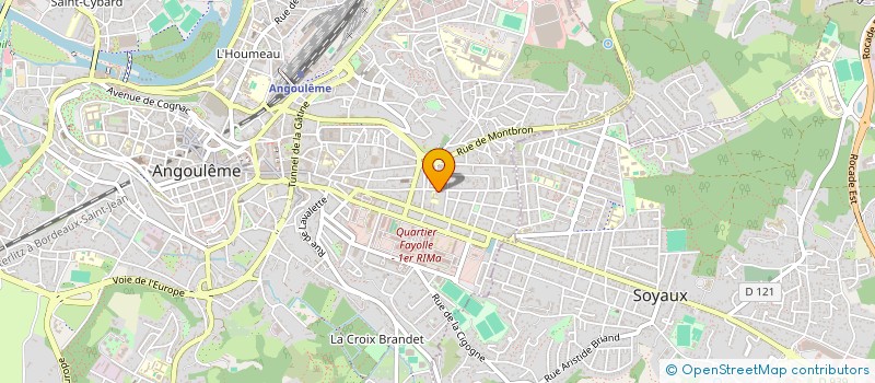localisation de l'entreprise SCI BLANCHEMOUS à ANGOULEME