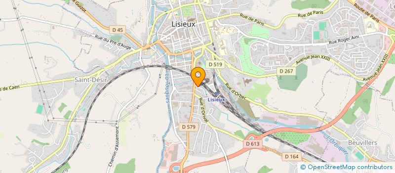 localisation de l'entreprise SCI BLANCHES PORTES à LISIEUX