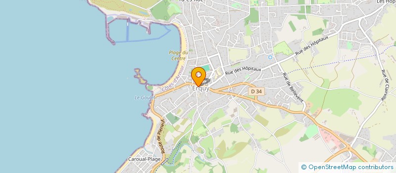 localisation de l'entreprise SCI BLANCHET  ERQUY