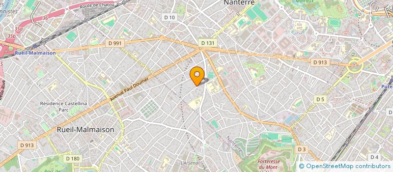 localisation de l'entreprise SCI BLANCHET  NANTERRE