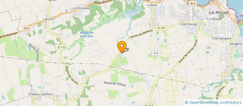 localisation de l'entreprise SCI BLANCHET à LE MOULE