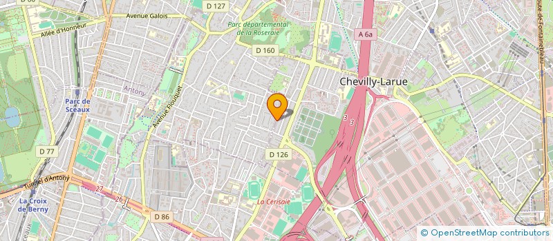 localisation de l'entreprise SCI BLANCHET  CHEVILLY-LARUE