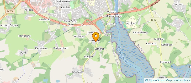 localisation de l'entreprise SCI BLANCHET  CRACH