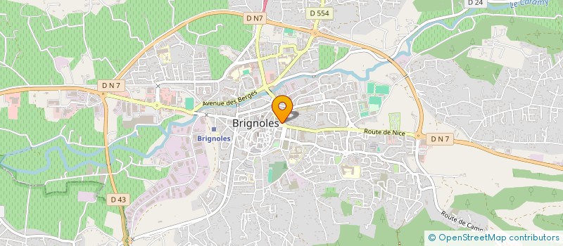 localisation de l'entreprise SCI BLANCHET DUPRAY à BRIGNOLES