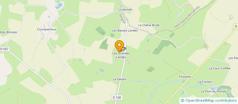 localisation de l'entreprise SCI BLANCHET O.M.P.  JUVIGNE