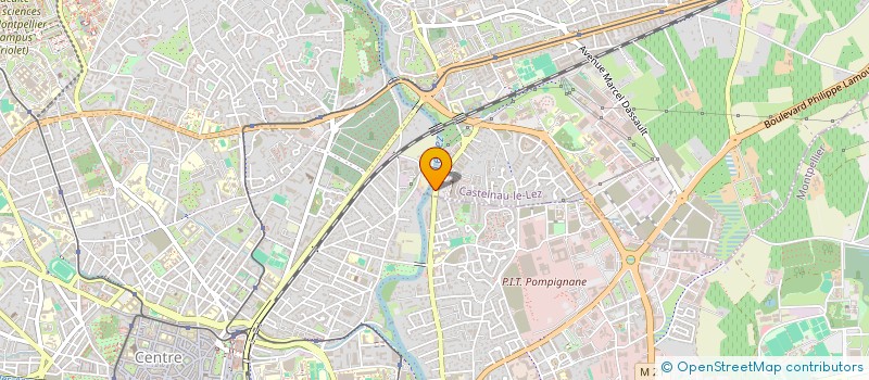 localisation de l'entreprise SCI BLANCHET POULIQUEN à CASTELNAU-LE-LEZ