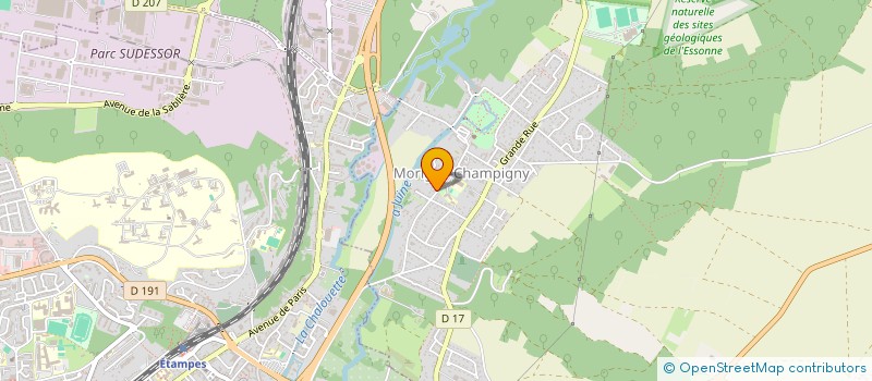 localisation de l'entreprise SCI BLANCHET - RAMILLON  MORIGNY-CHAMPIGNY