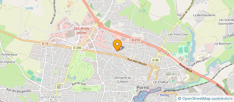 localisation de l'entreprise SCI BLANCHETON  PORNIC