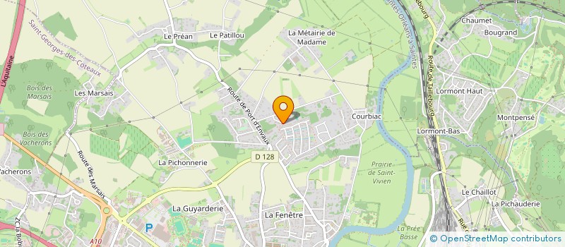 localisation de l'entreprise SCI BLANCHIMONT  SAINTES