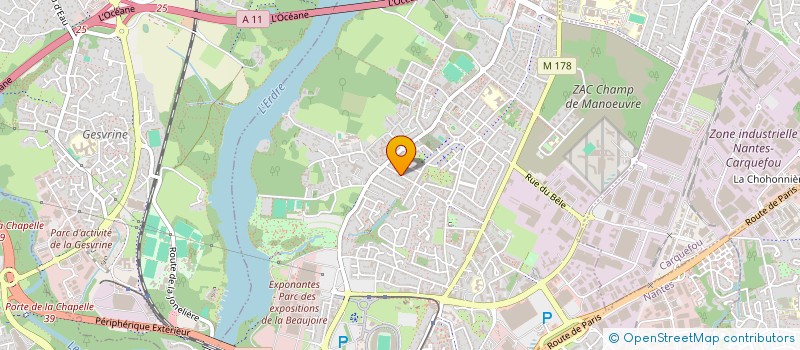 localisation de l'entreprise SCI BLANCHOT BRITON à NANTES