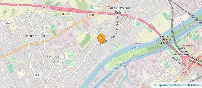 localisation de l'entreprise SCI BLANCKALBI  CARRIERES-SUR-SEINE