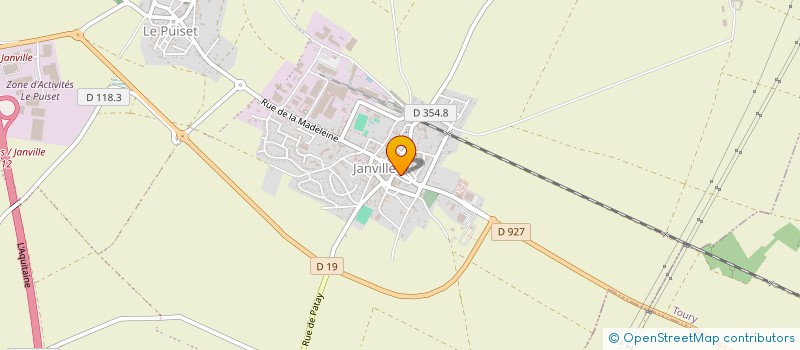 localisation de l'entreprise SCI BLANCMARTY à JANVILLE-EN-BEAUCE