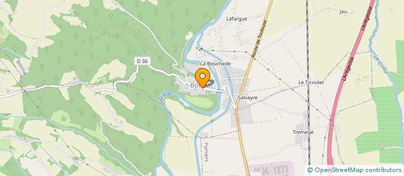 localisation de l'entreprise SCI BLANCO-PRETOU à BONNAC