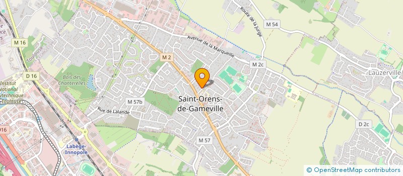 localisation de l'entreprise SCI BLANCOU  SAINT-ORENS-DE-GAMEVILLE