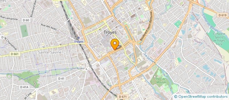 localisation de l'entreprise SCI BLANCOUR à TROYES