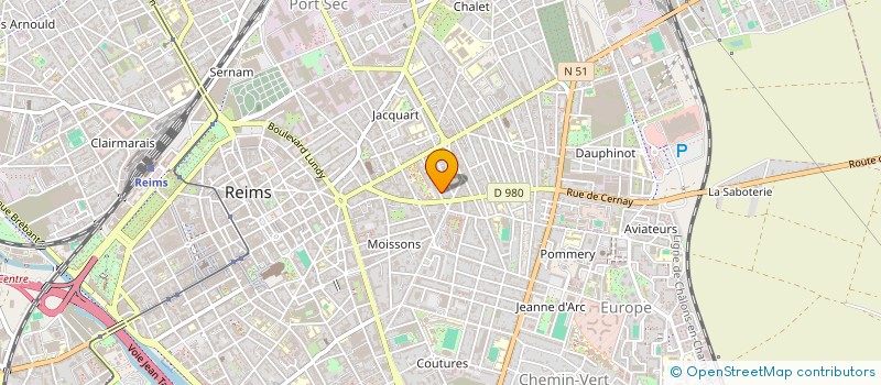 localisation de l'entreprise SCI BLANCS MONTS  REIMS