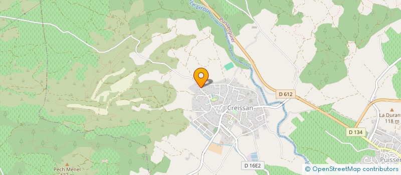 localisation de l'entreprise SCI BLANDAN  CREISSAN