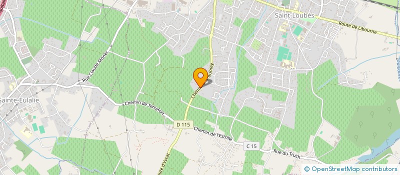 localisation de l'entreprise SCI BLANDATS  SAINT-LOUBES