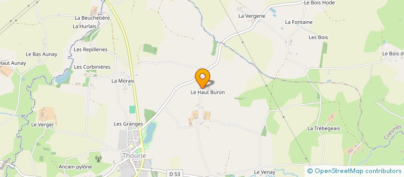 localisation de l'entreprise SCI BLANDEAU  THOURIE