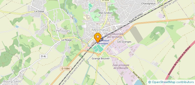 localisation de l'entreprise SCI BLANDEM à MEXIMIEUX