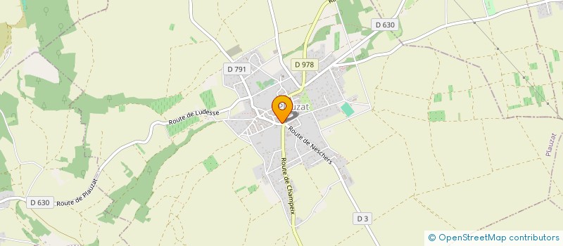 localisation de l'entreprise SCI BLANDERETTE  PLAUZAT