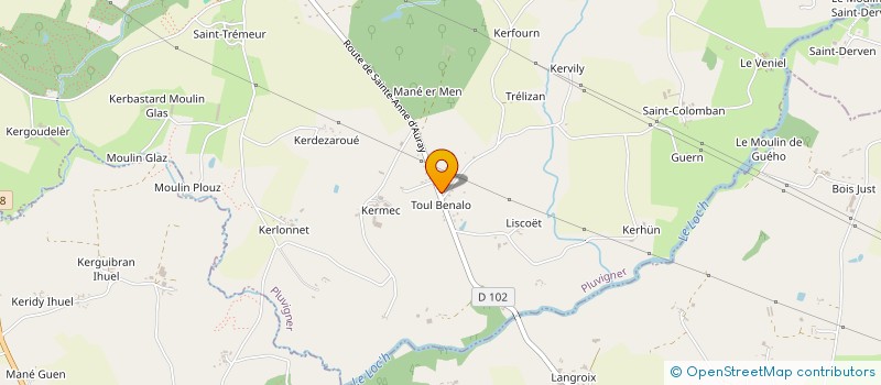 localisation de l'entreprise SCI BLANDIN  PLUVIGNER