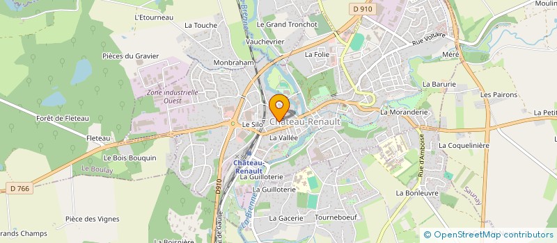 localisation de l'entreprise SCI BLANDINE à CHATEAU-RENAULT