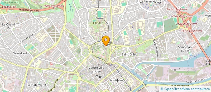 localisation de l'entreprise SCI BLANDRE  CAEN