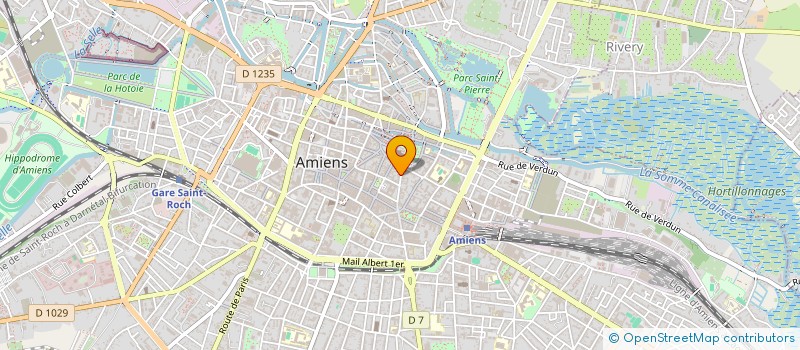 localisation de l'entreprise SCI BLANGY TRONVILLE  AMIENS