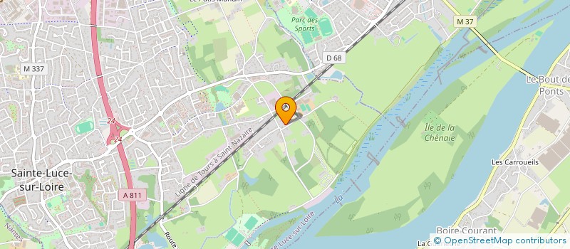 localisation de l'entreprise SCI BLANLOEIL IMMO  SAINTE-LUCE-SUR-LOIRE