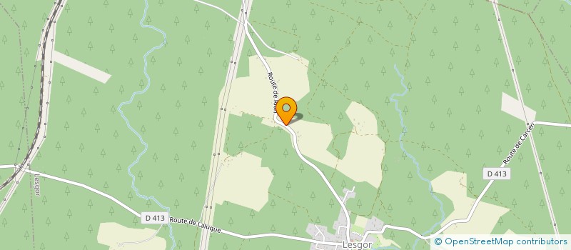 localisation de l'entreprise SCI BLANQUE  LESGOR