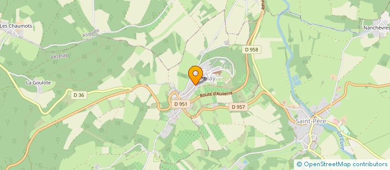 localisation de l'entreprise SCI BLANQUETTE à VEZELAY