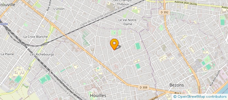 localisation de l'entreprise SCI BLANQUI  HOUILLES