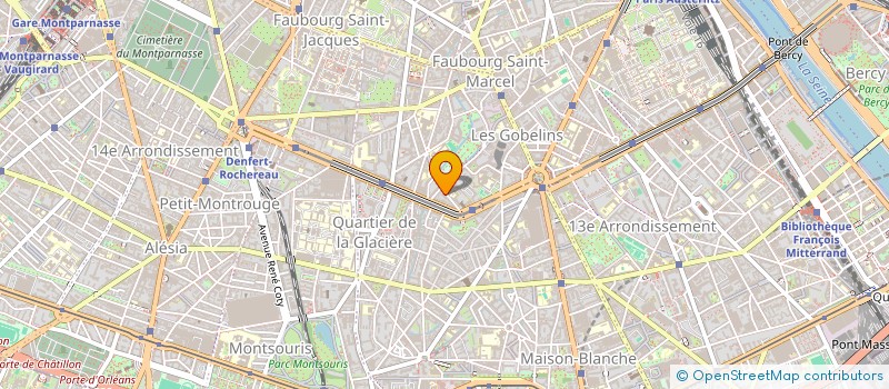 localisation de l'entreprise SCI BLANQUI CORVISART  PARIS