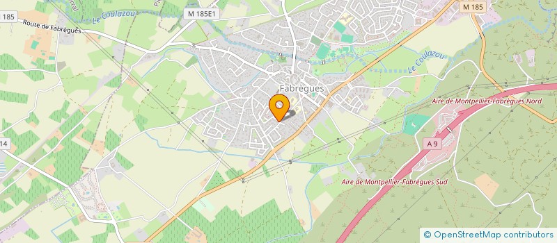 localisation de l'entreprise SCI BLANQUI PARLIER  FABREGUES